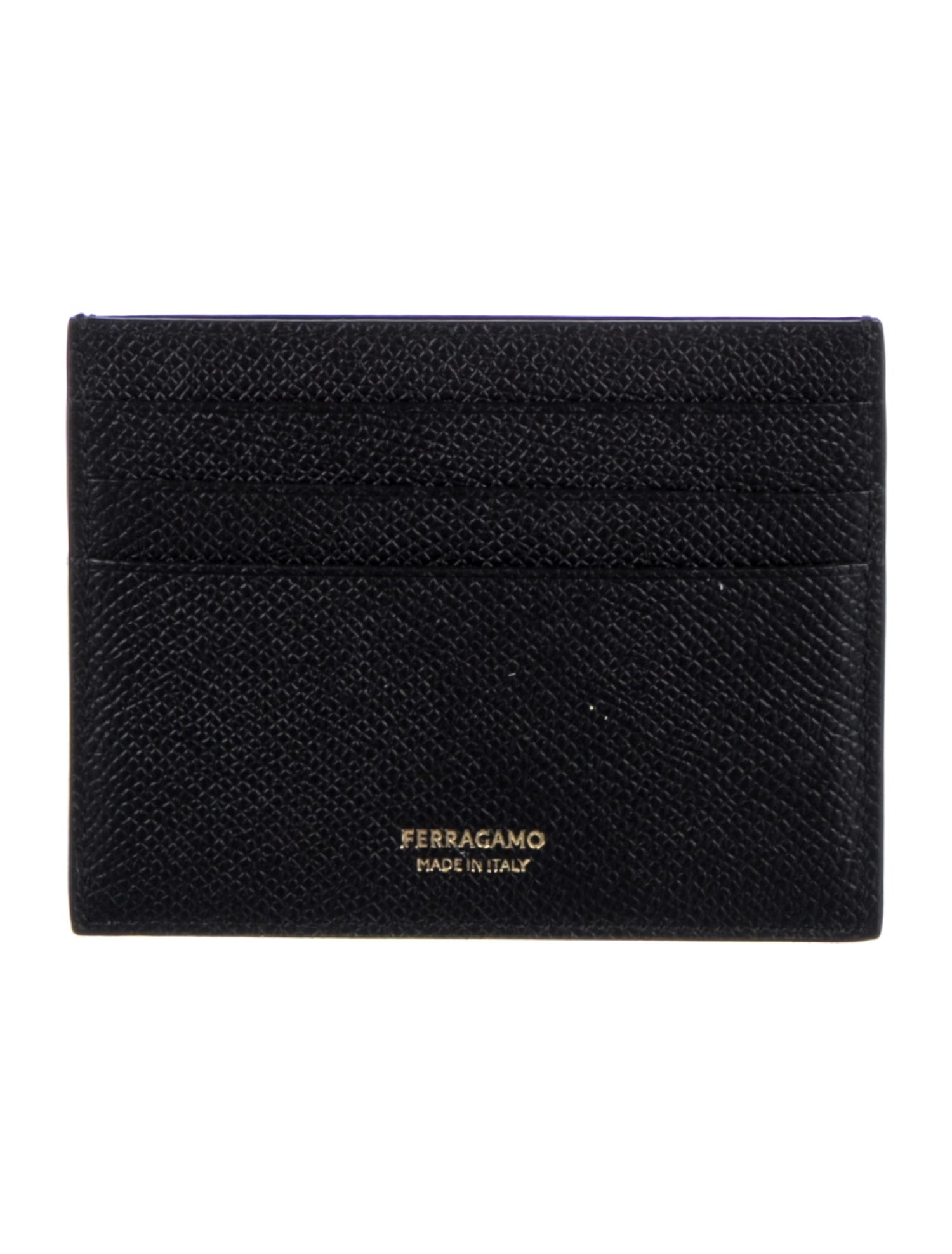 Ferragamo Leather Card Holder w/ Tags
