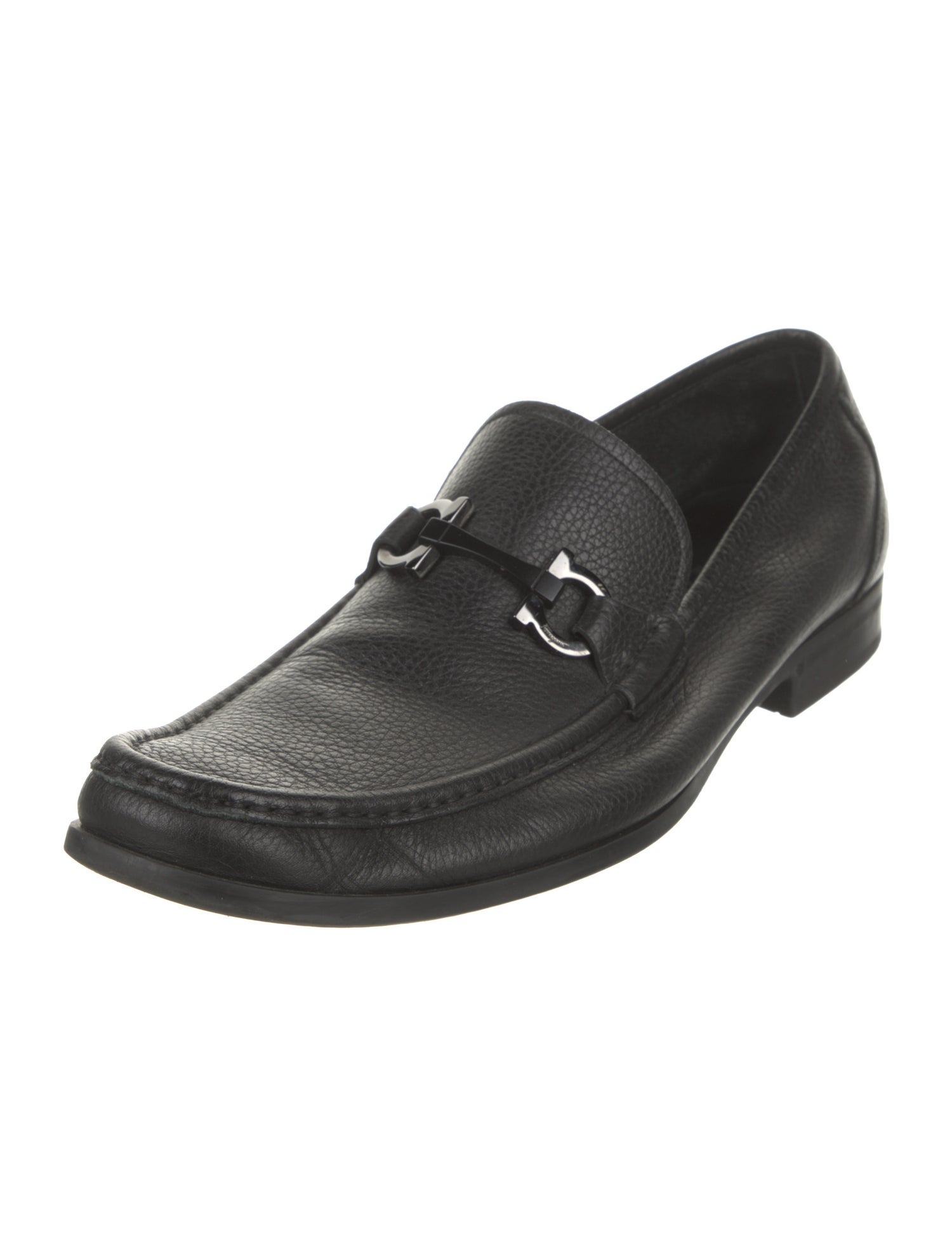 Ferragamo Leather Dress Loafers
