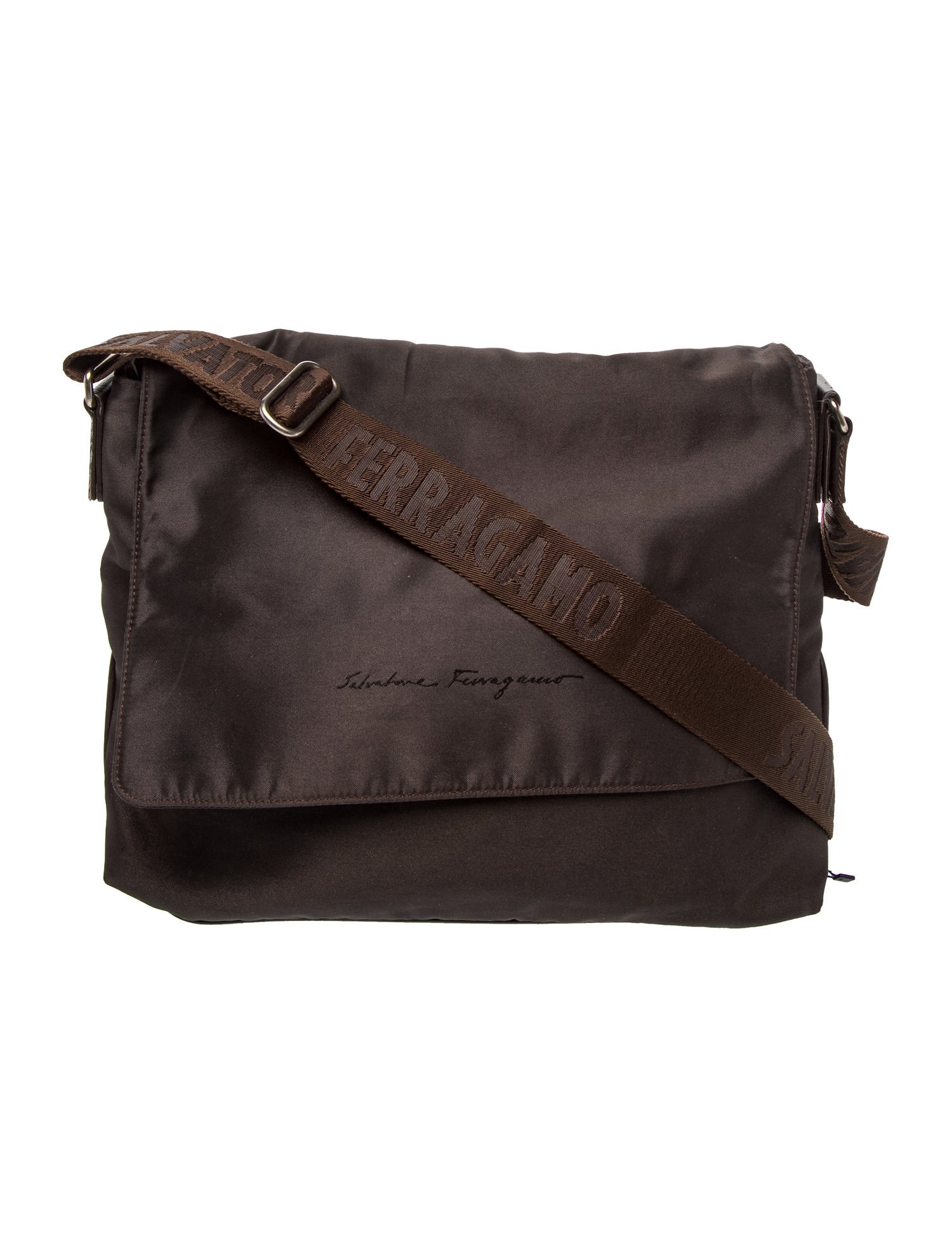 Ferragamo Nylon Messenger Bag