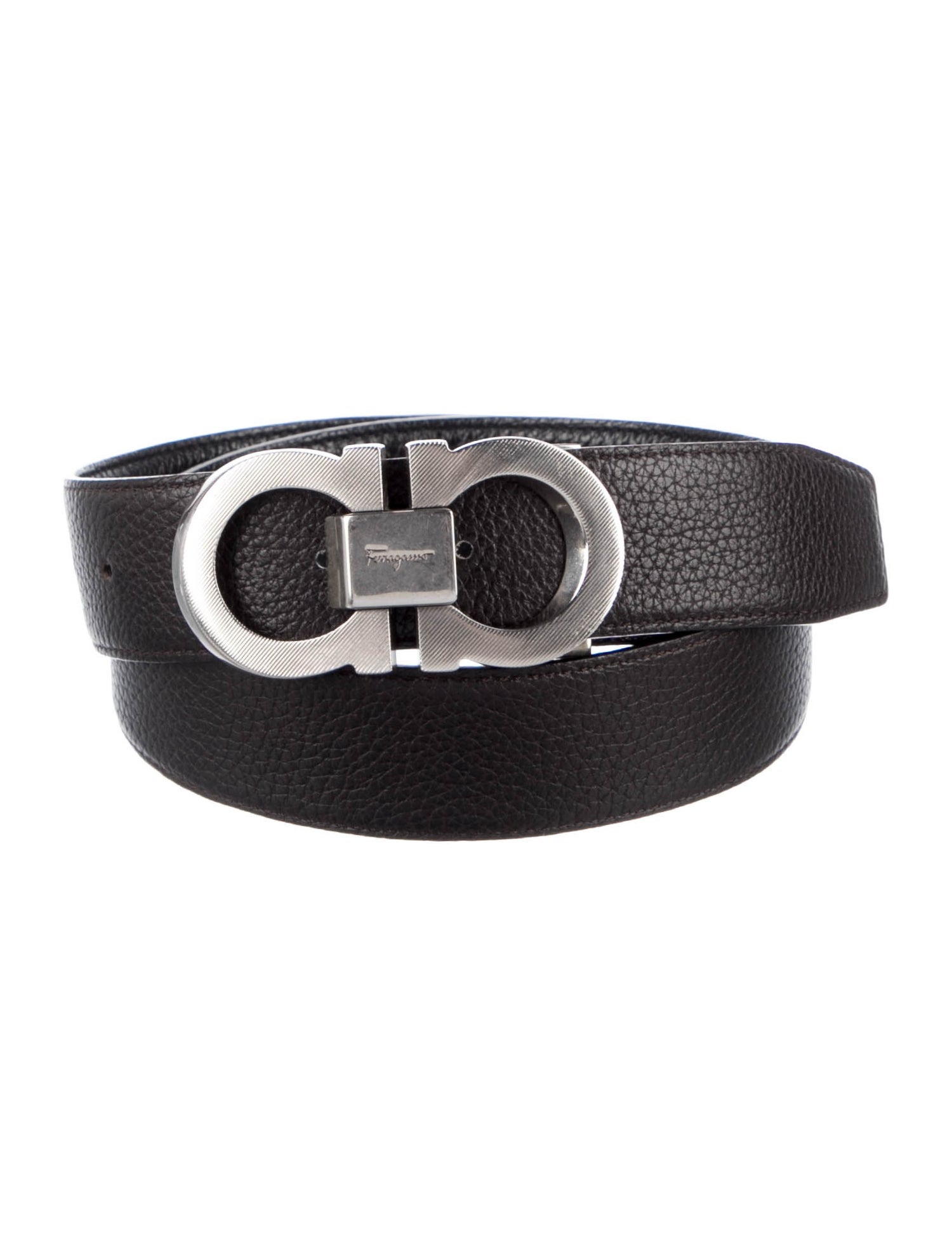 Ferragamo Reversible Gancio Logo Belt