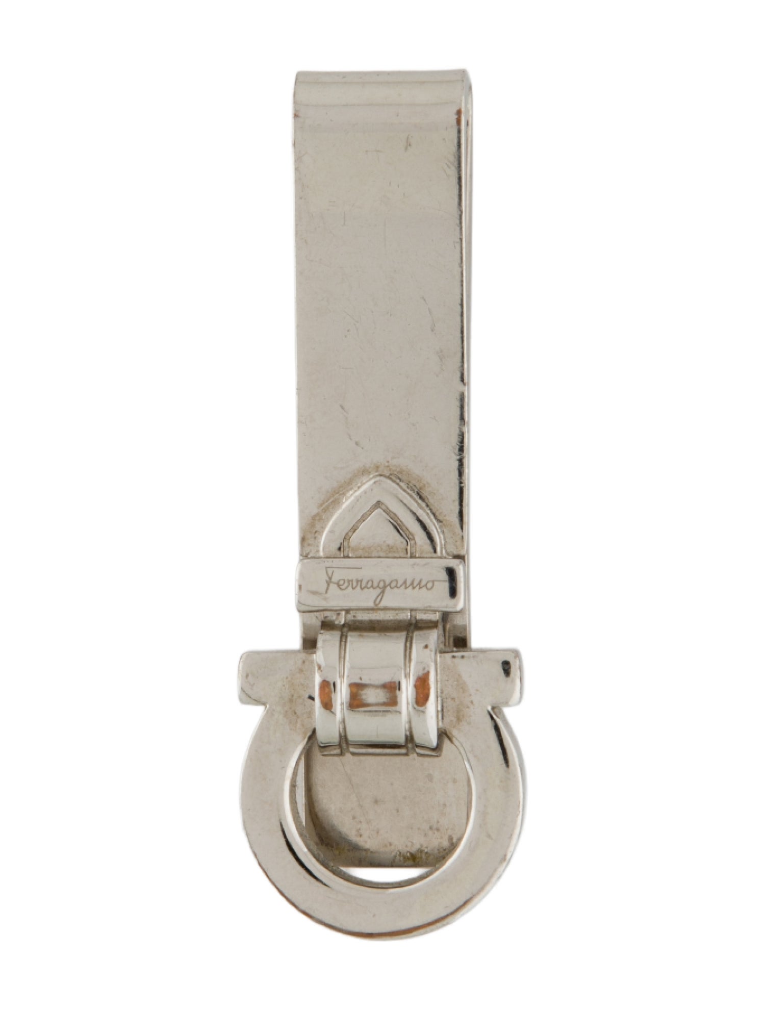 Ferragamo silver money clip