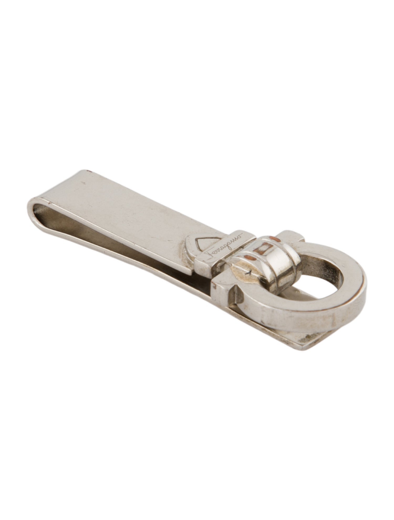 Ferragamo silver money clip