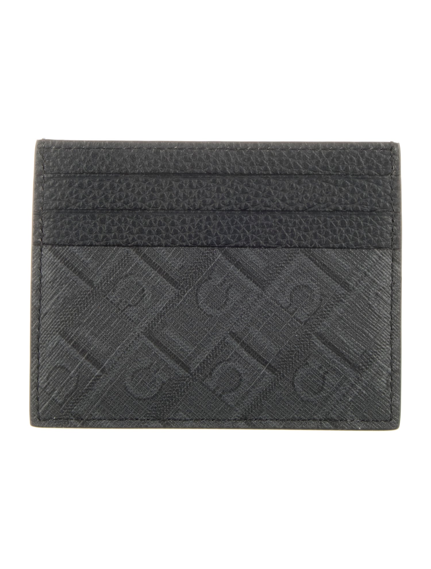 Ferragamo Leather Printed Card Holder