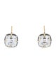 Fred Leighton Two-Tone 10.10ctw Topaz Drop Earrings