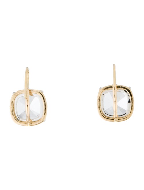 Fred Leighton Two-Tone 10.10ctw Topaz Drop Earrings
