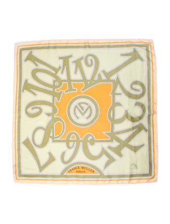 Franck Muller Silk Printed Scarf