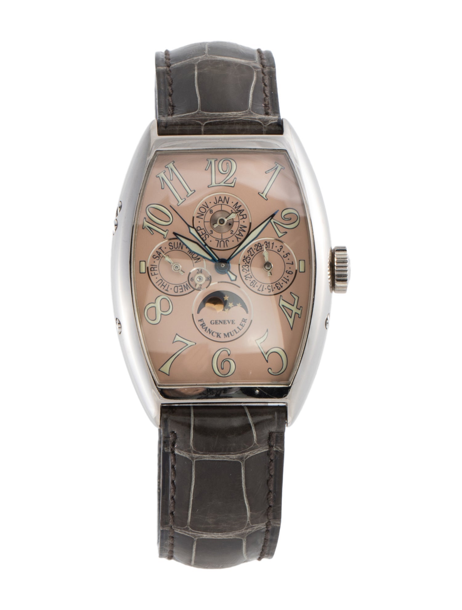 Franck Muller Cintrée Curvex Perpetual Calendar Watch
