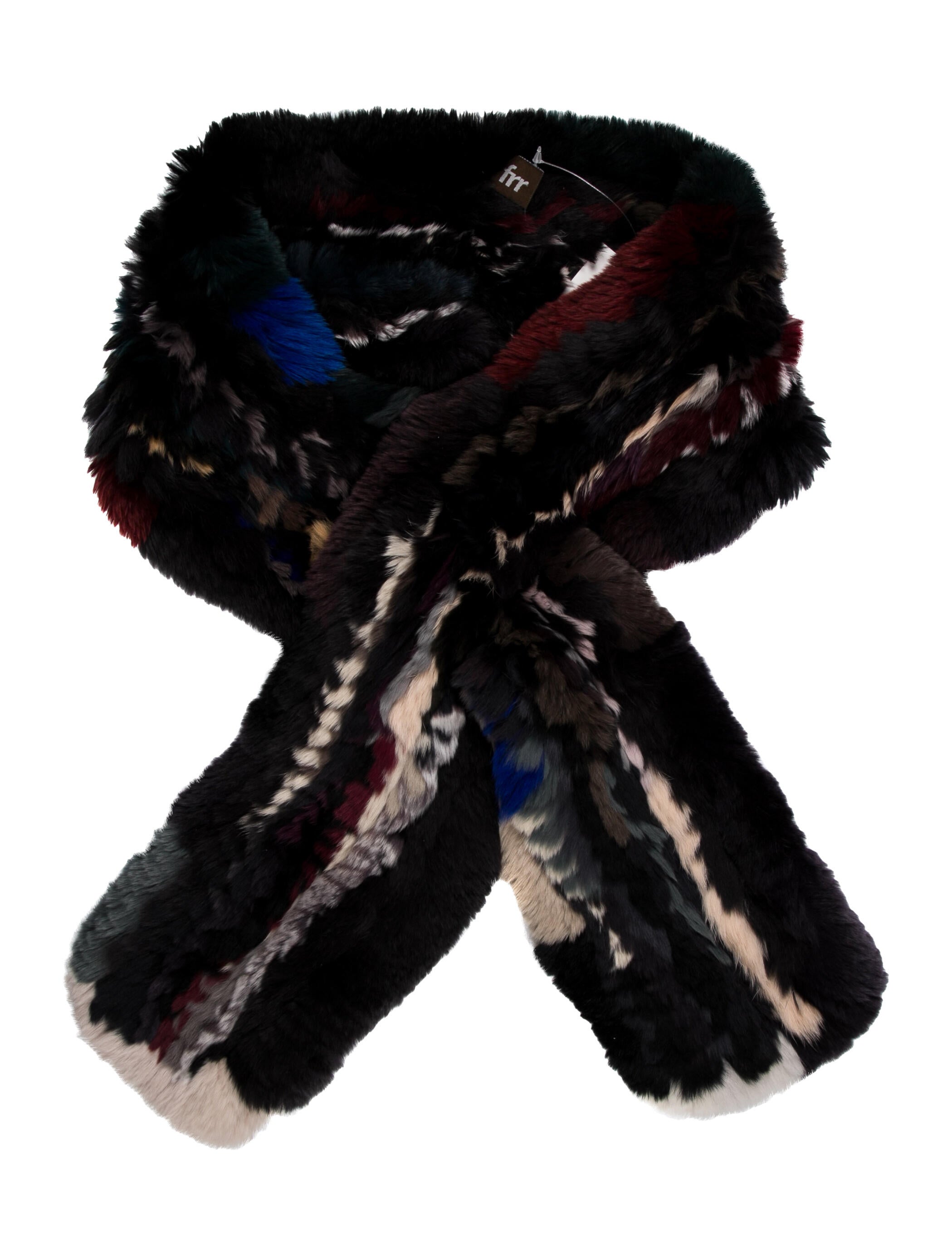 FRR Canada Fur Printed Scarf