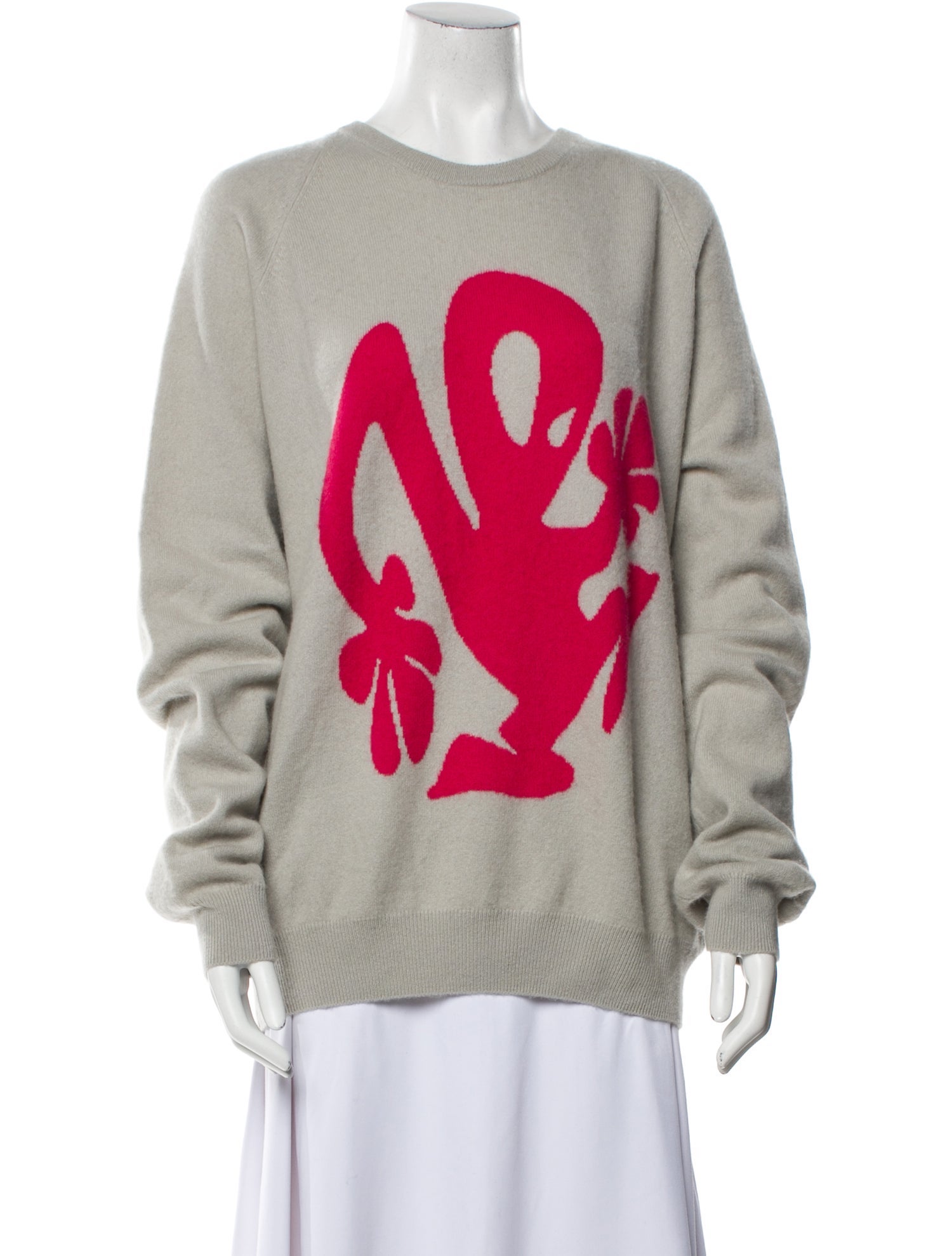 Frenckenberger Cashmere Graphic Print Sweater w/ Tags