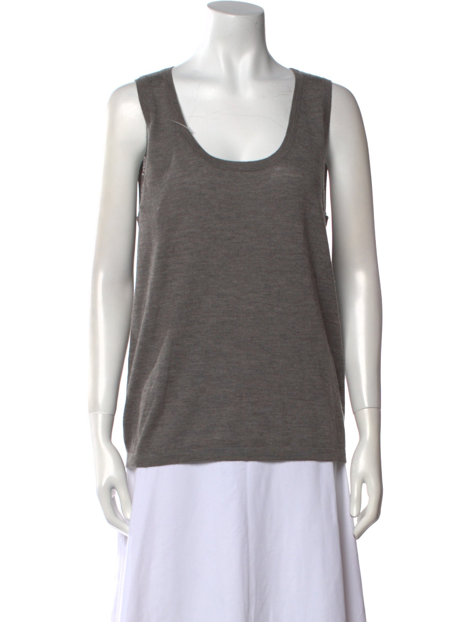 Frenckenberger Cashmere Scoop Neck Top