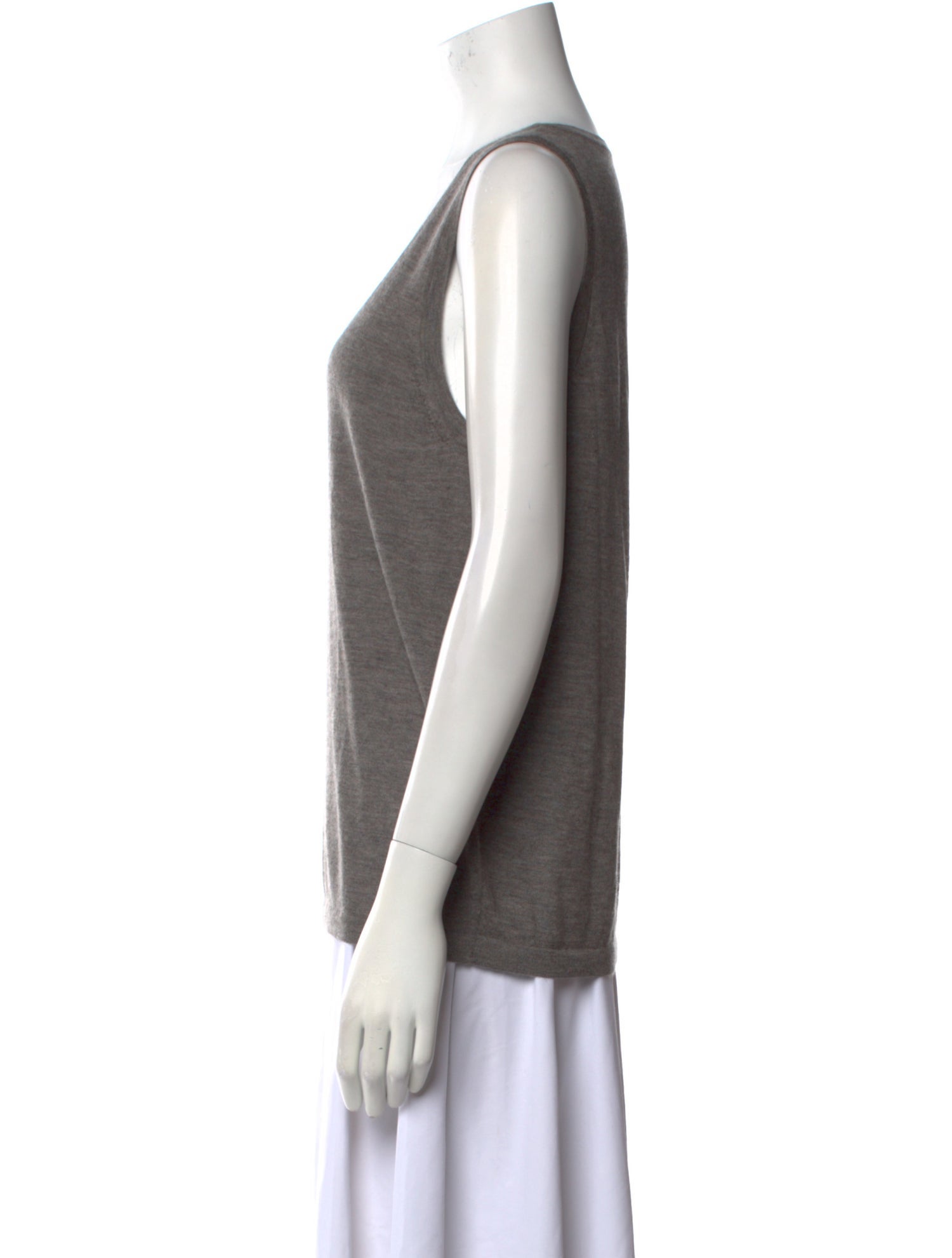 Frenckenberger Cashmere Scoop Neck Top