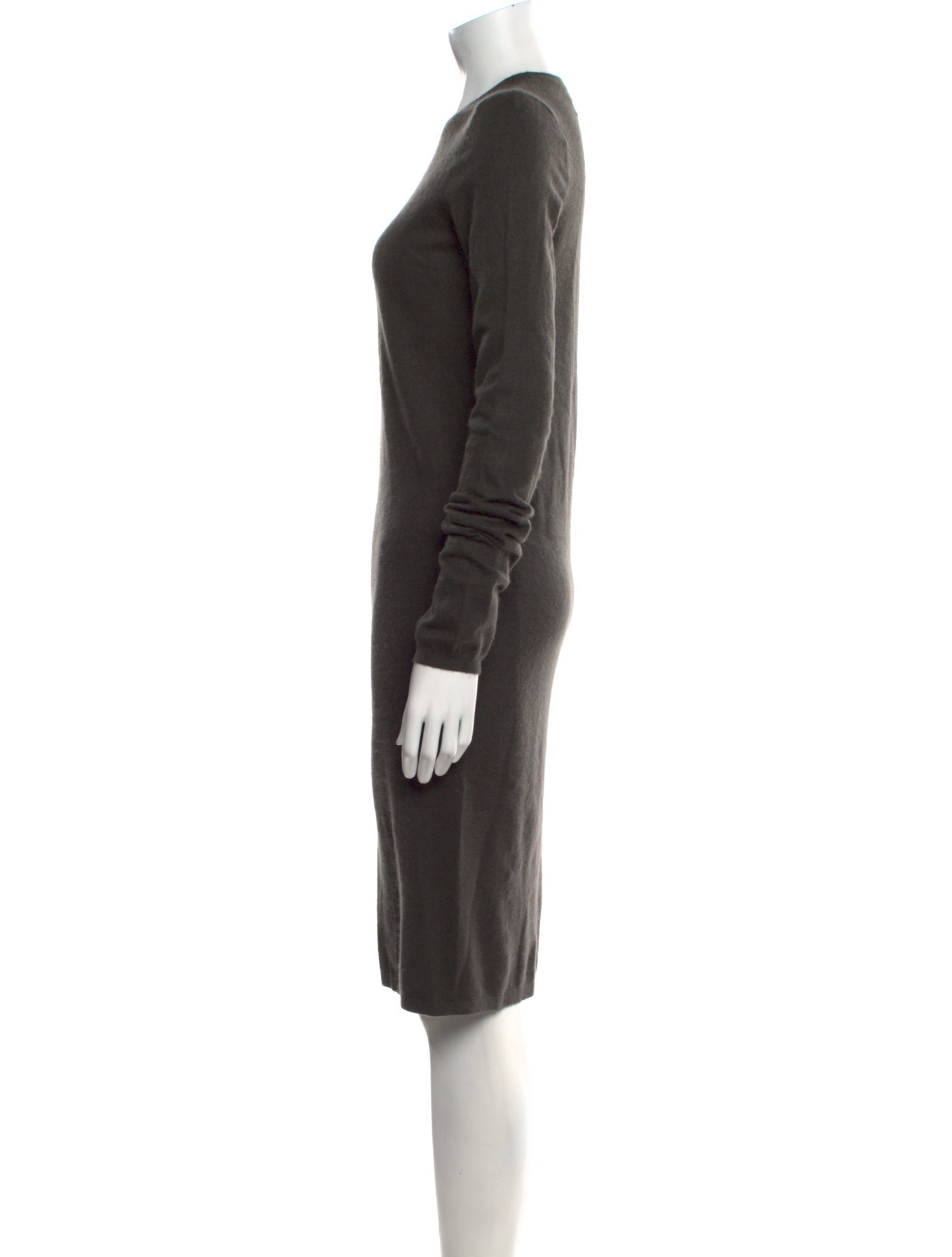 Frenckenberger Crew Neck Knee-Length Dress