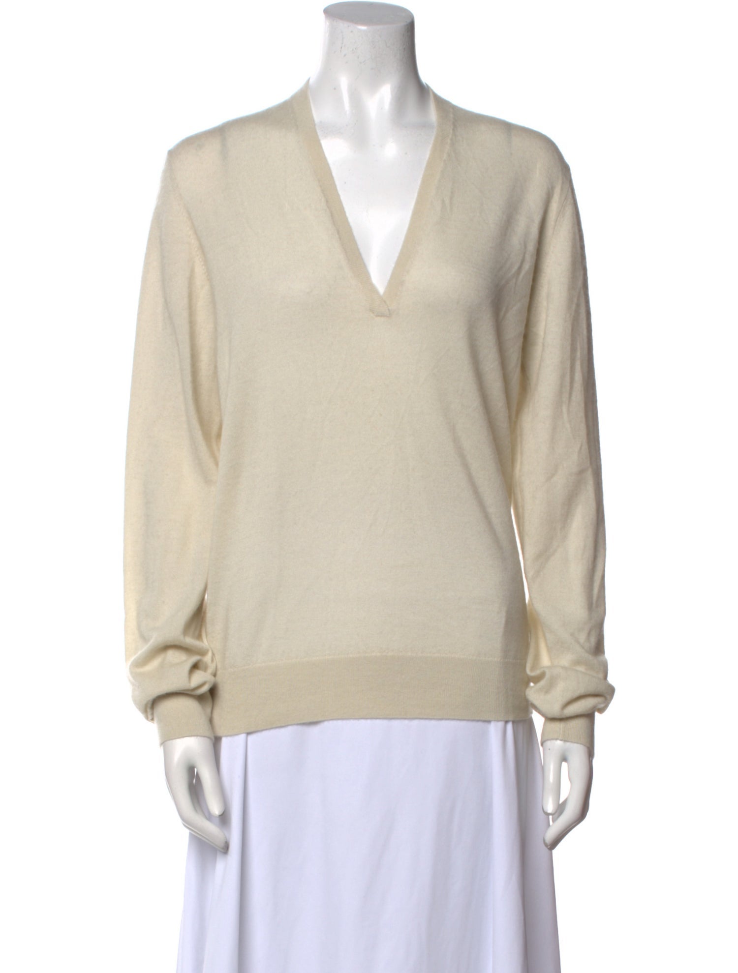 Frenckenberger Cashmere V-Neck Sweatshirt