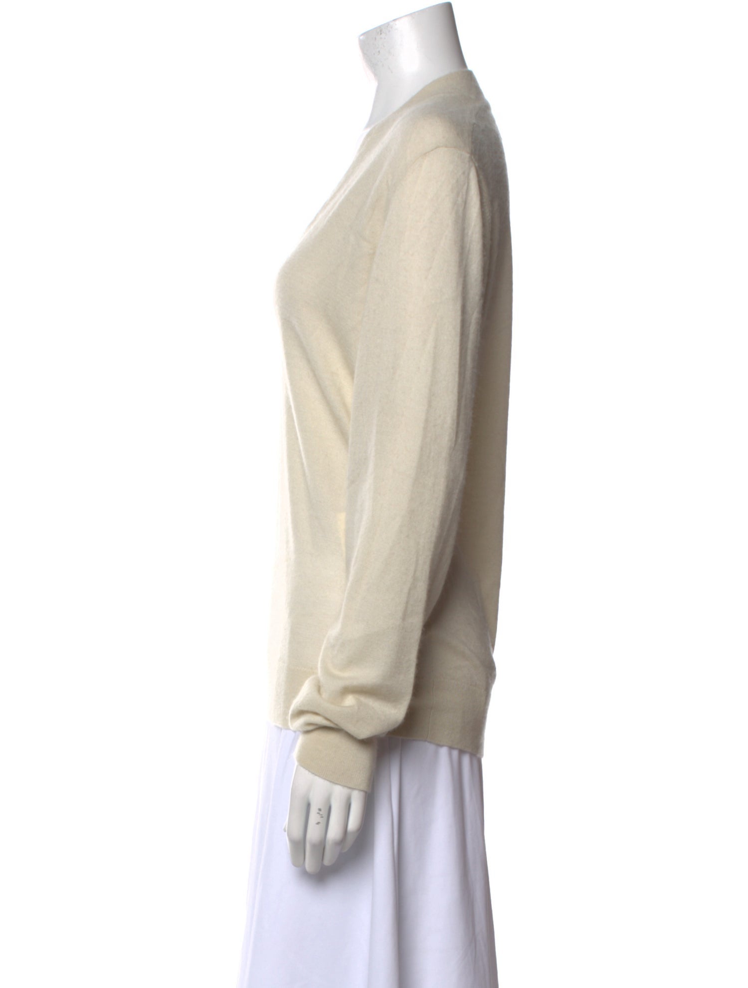 Frenckenberger Cashmere V-Neck Sweatshirt