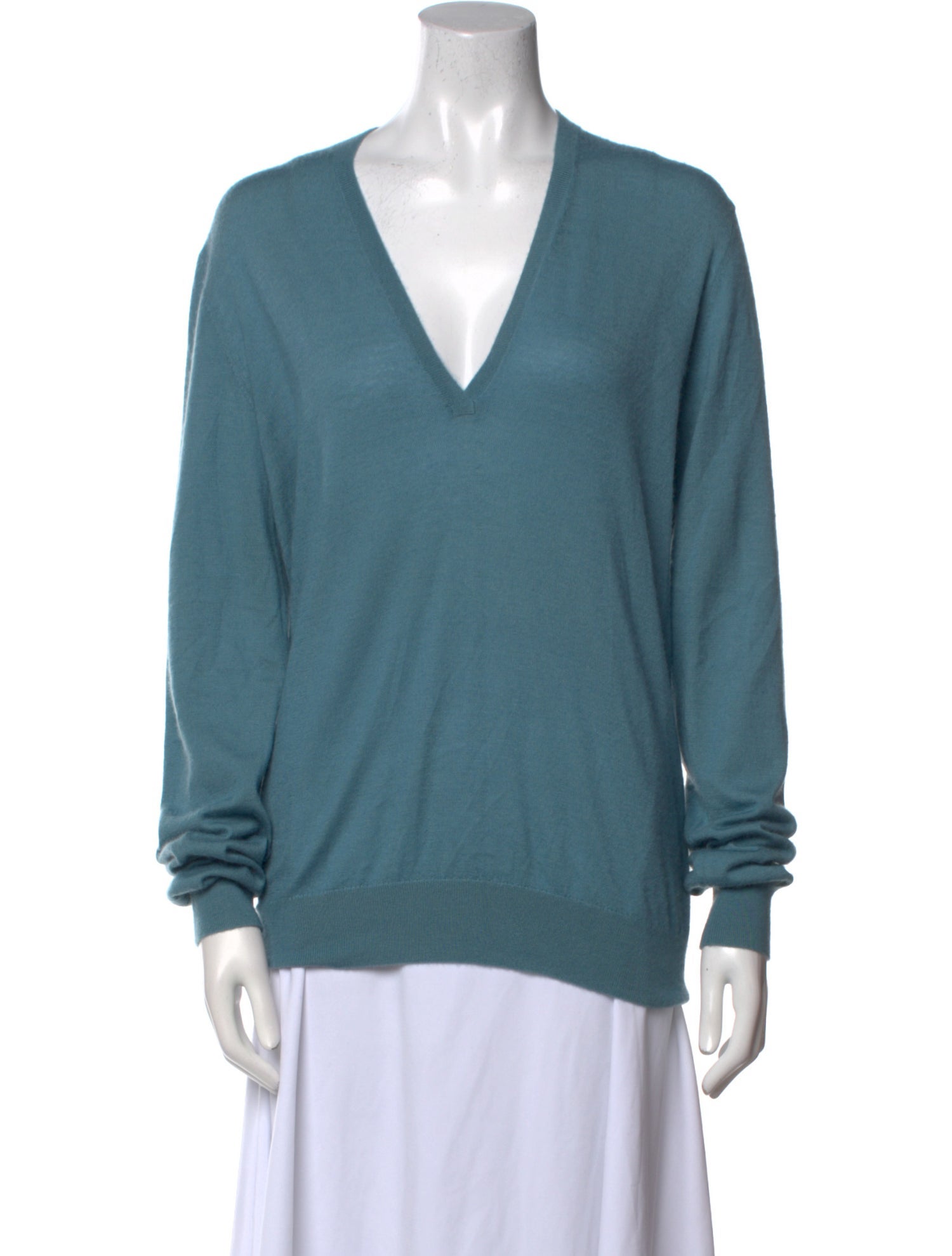 Frenckenberger Cashmere V-Neck Sweatshirt