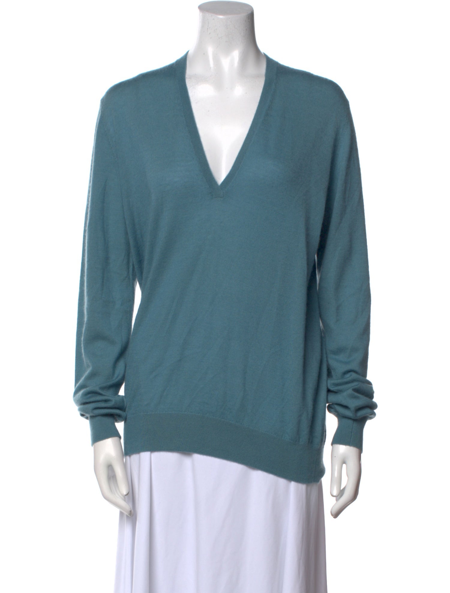Frenckenberger Cashmere V-Neck Sweatshirt