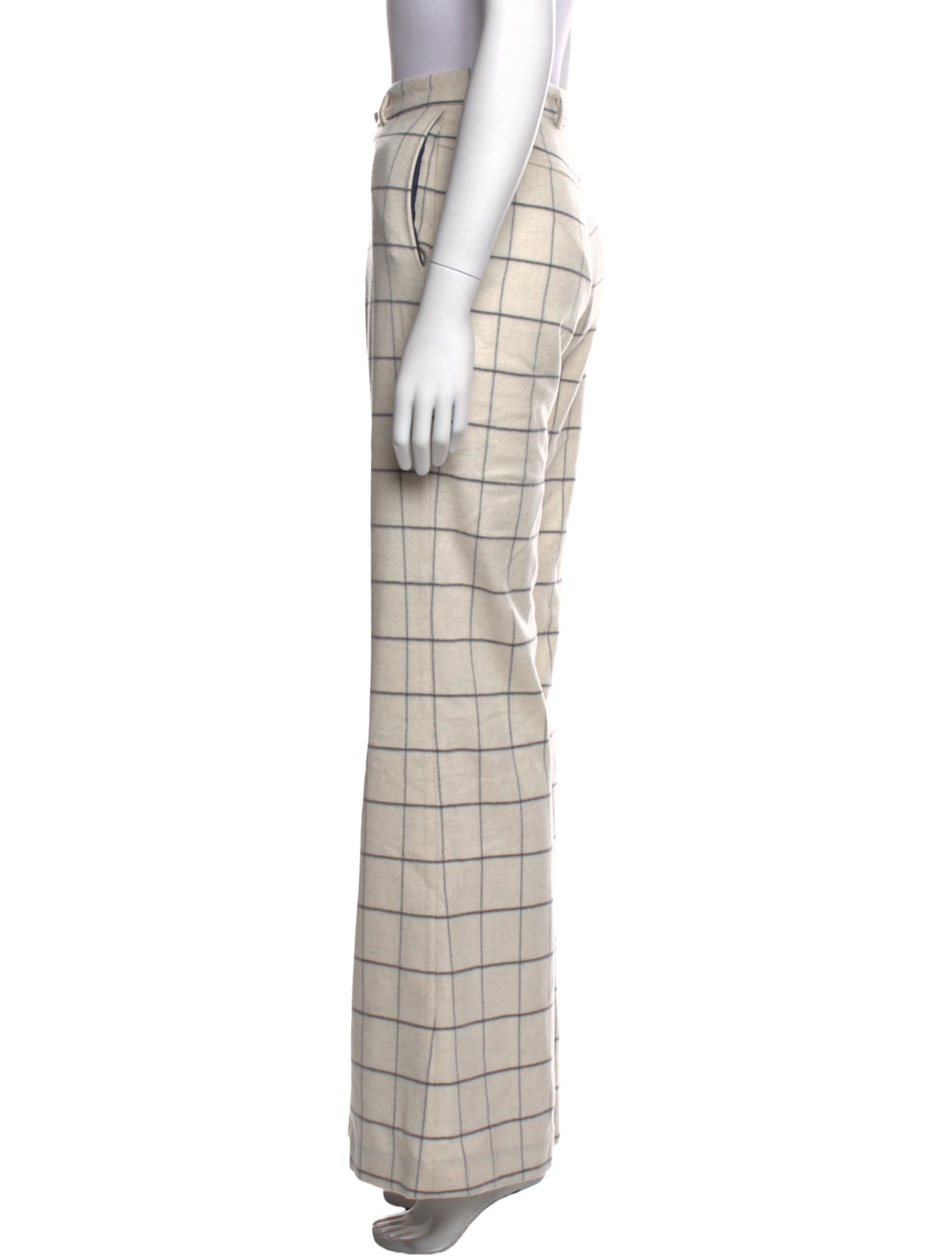 Frenckenberger Wool Wide Leg Pants