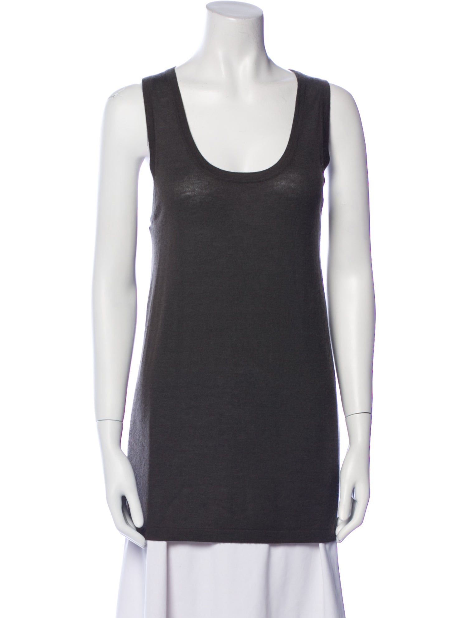 Frenckenberger Cashmere Scoop Neck Top