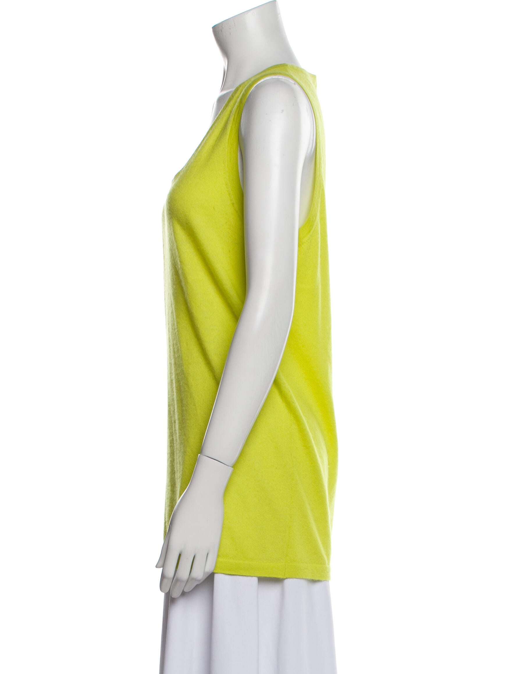 Frenckenberger Cashmere Scoop Neck Top