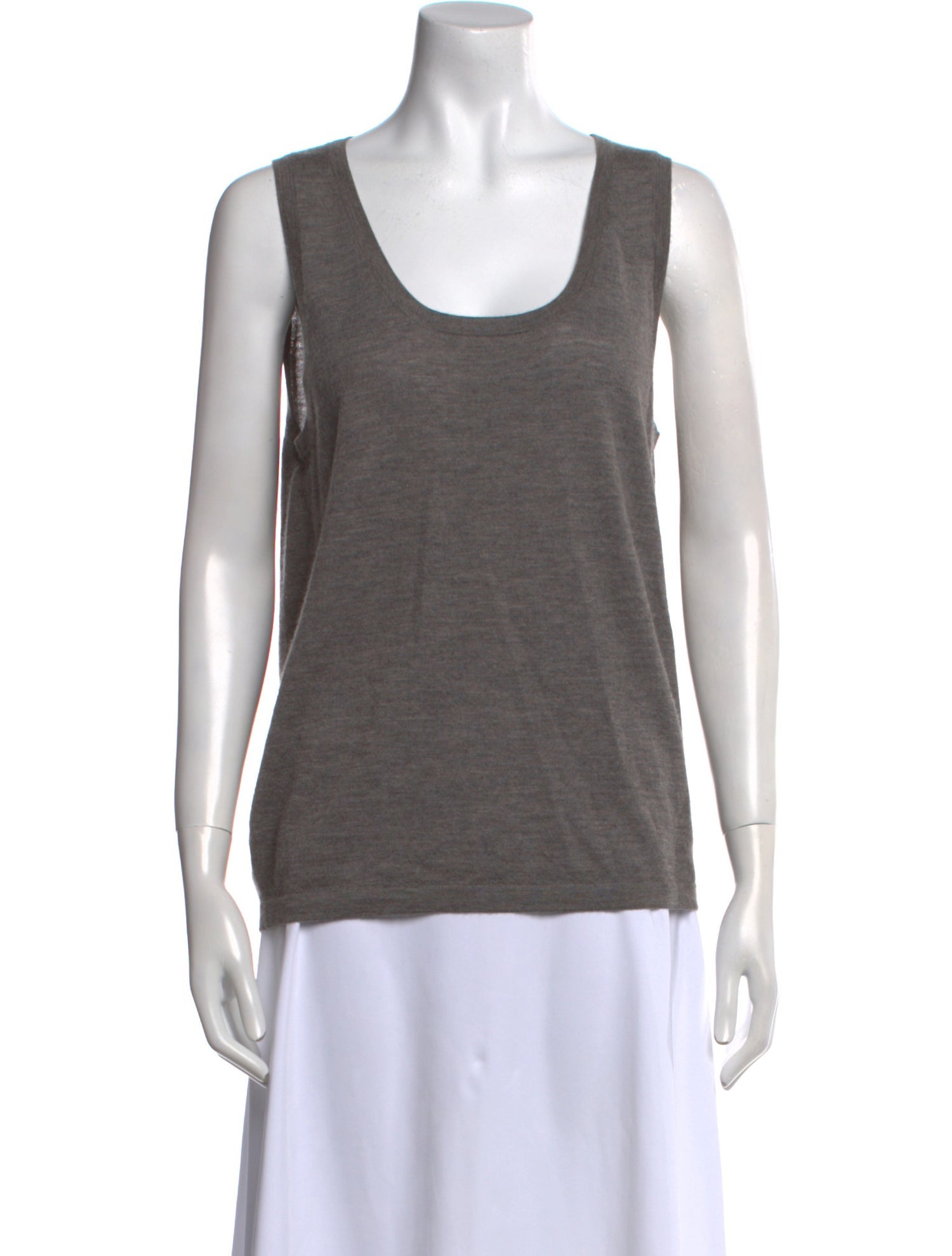 Frenckenberger Cashmere Scoop Neck Top