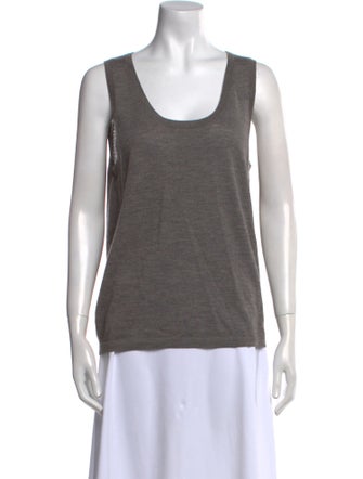 Frenckenberger Cashmere Scoop Neck Top