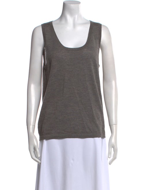 Frenckenberger Cashmere Scoop Neck Top