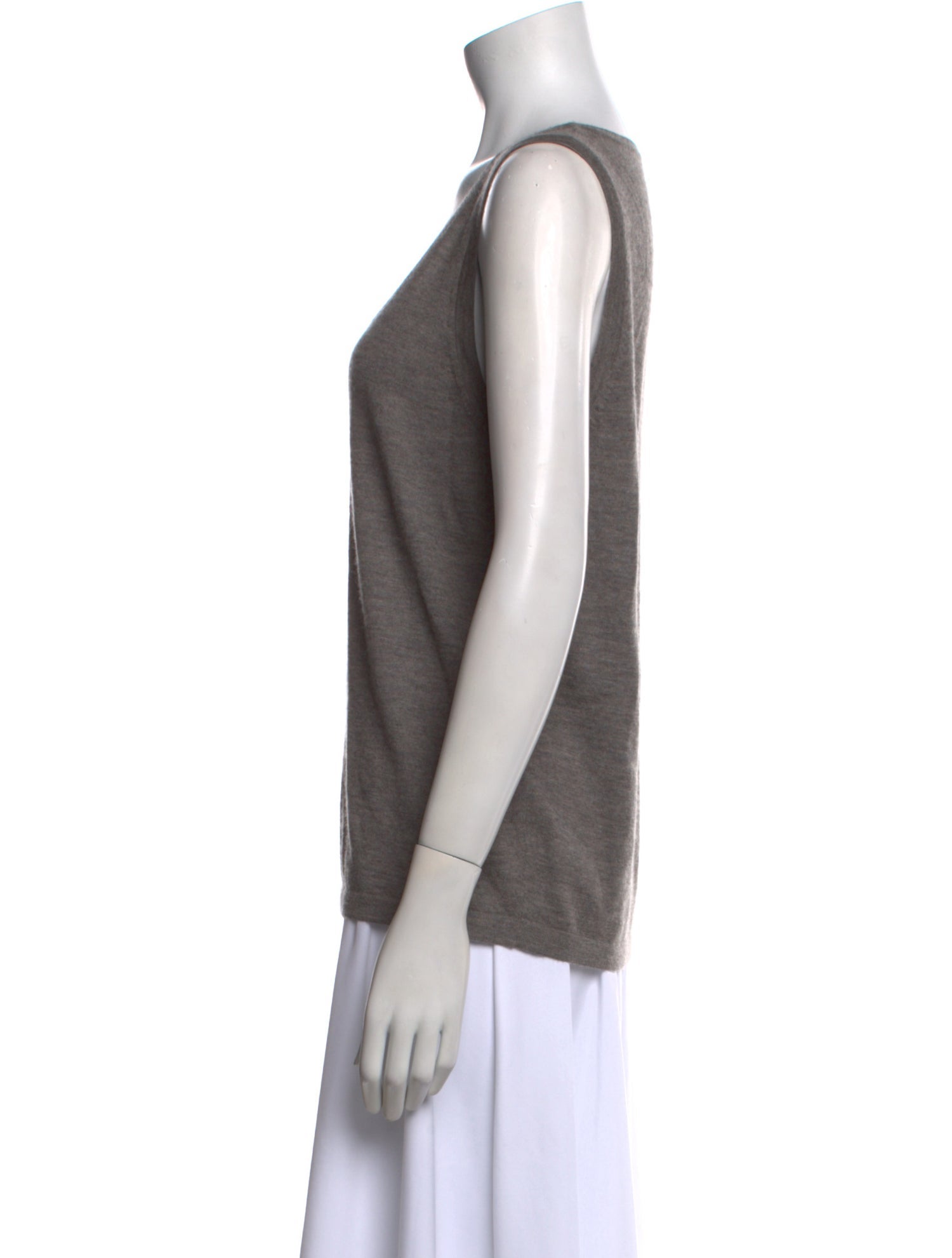 Frenckenberger Cashmere Scoop Neck Top