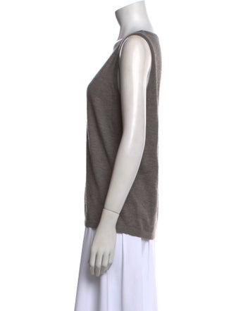 Frenckenberger Cashmere Scoop Neck Top