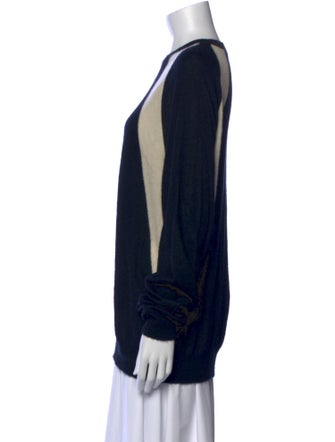 Frenckenberger Cashmere Colorblock Pattern Sweater