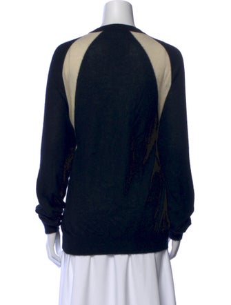 Frenckenberger Cashmere Colorblock Pattern Sweater