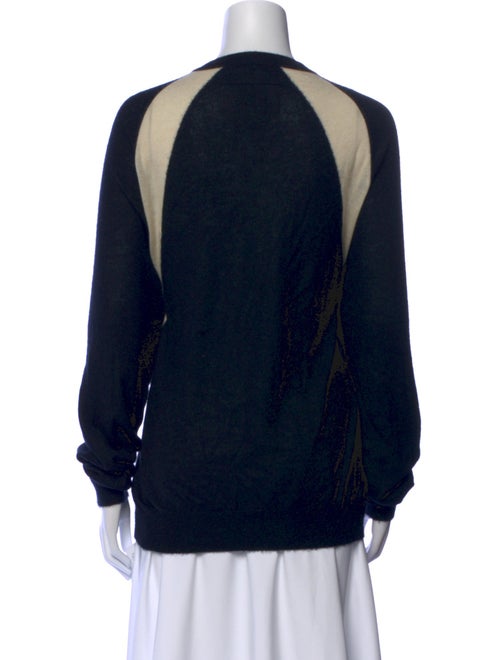 Frenckenberger Cashmere Colorblock Pattern Sweater