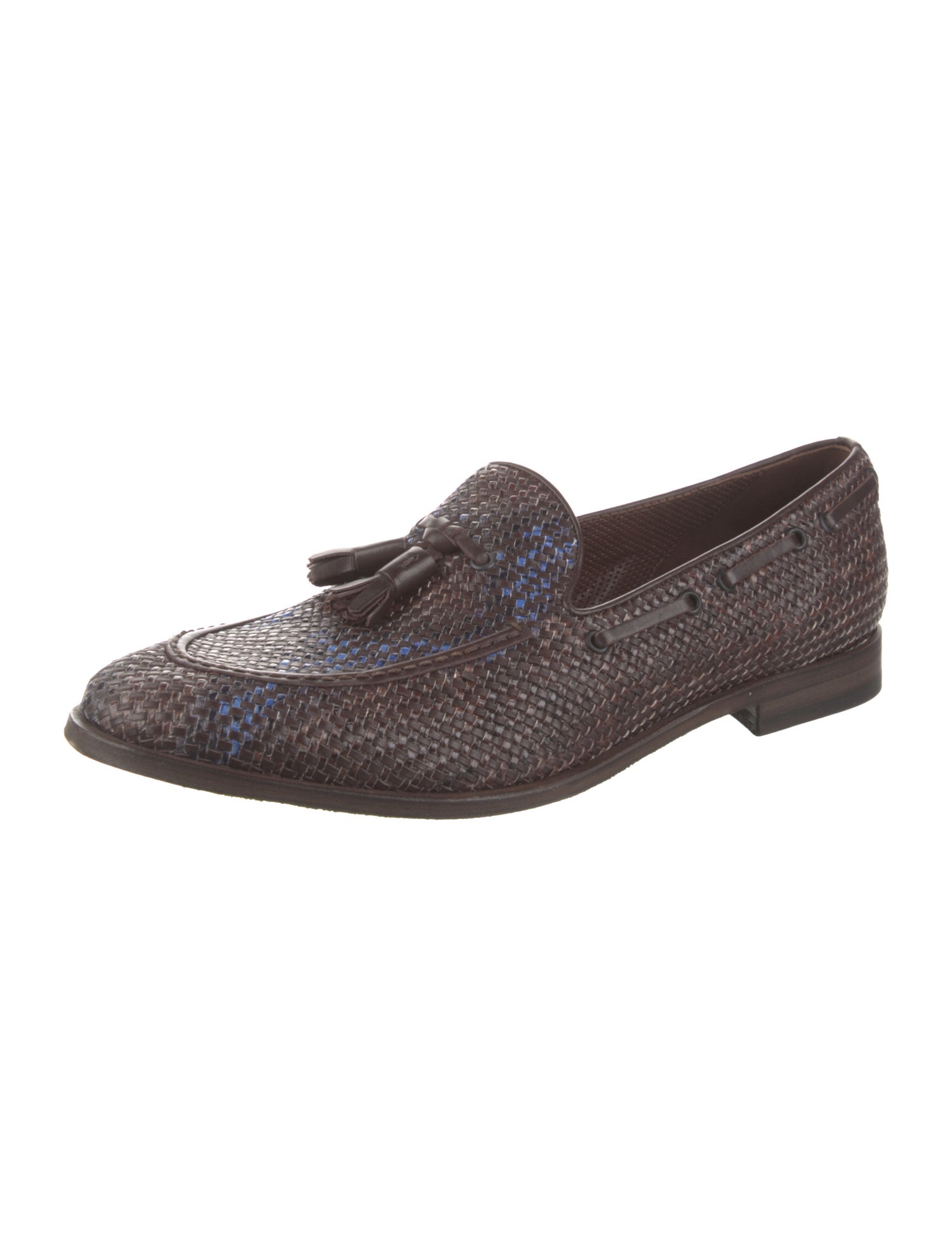 Fratelli Rossetti Blue Calf Leather Bos Taurus Slip-On Loafers