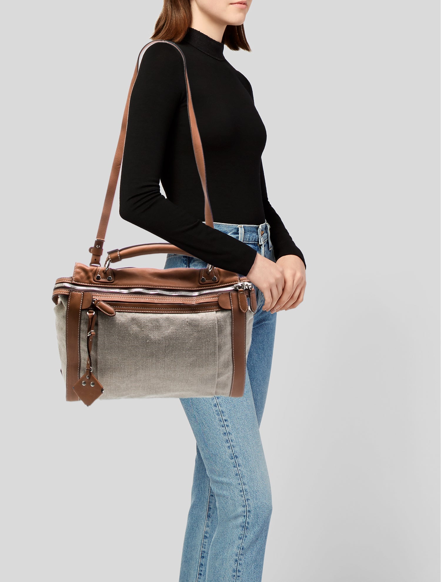 Fratelli Rossetti Canvas Shoulder Bag