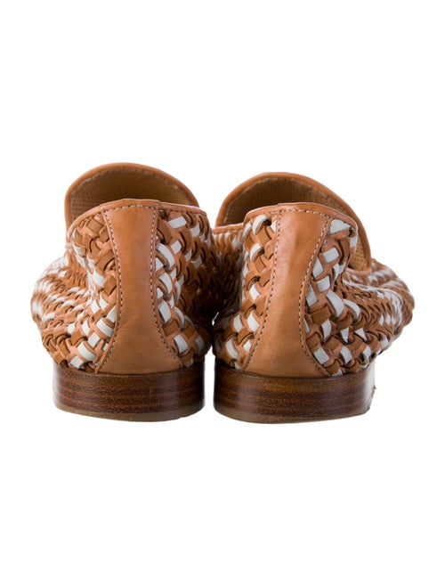 Fratelli Rossetti Leather Plaid Print Loafers