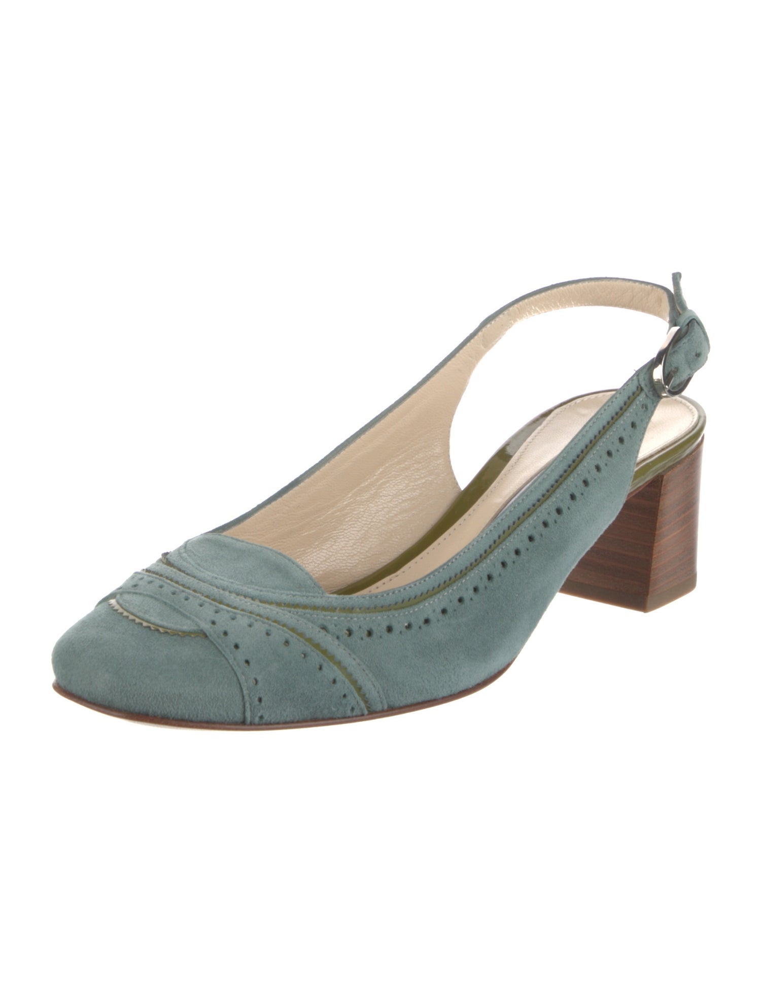 Fratelli Rossetti Suede Slingback Pumps