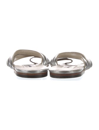 Fratelli Rossetti Patent Leather Floral Print Slides