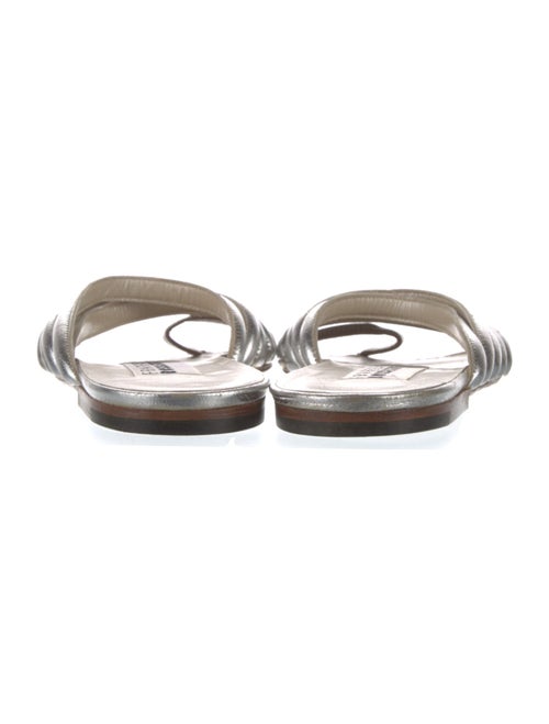 Fratelli Rossetti Patent Leather Floral Print Slides