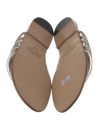 Fratelli Rossetti Patent Leather Floral Print Slides