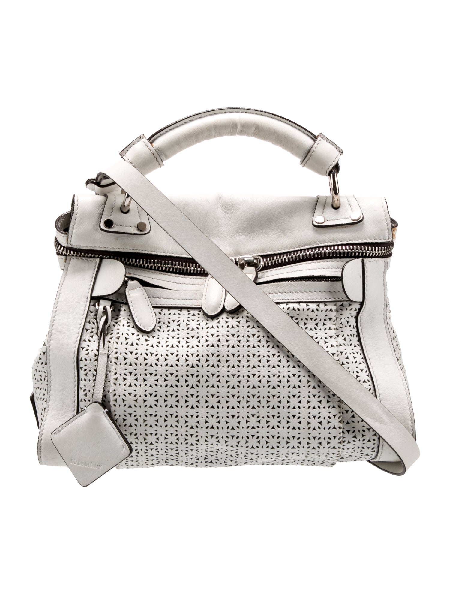 Fratelli Rossetti Leather Top Handle Bag