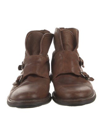 Fratelli Rossetti Leather Monk Straps