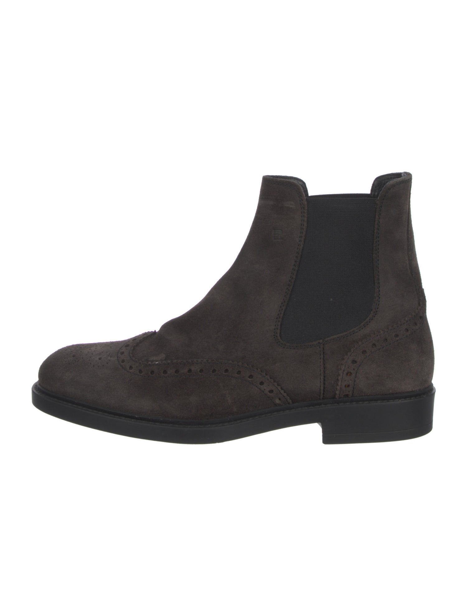 Fratelli Rossetti Suede Scalloped Accent Chelsea Boots