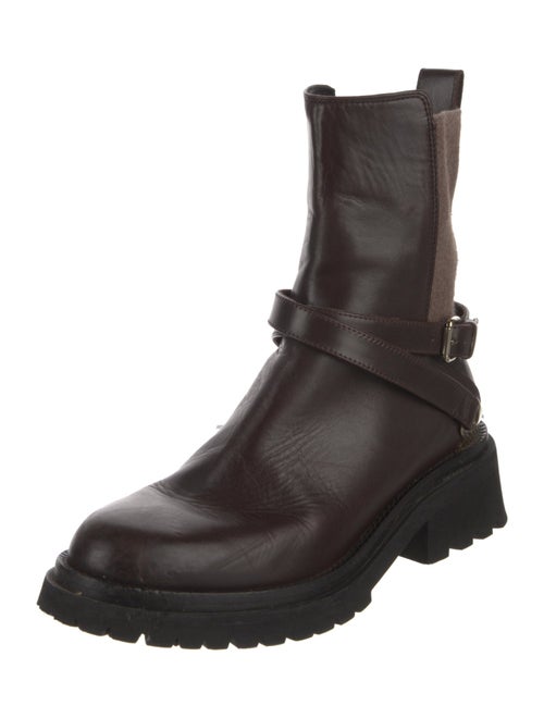 Fratelli Rossetti Leather Moto Boots