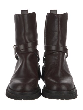 Fratelli Rossetti Leather Moto Boots