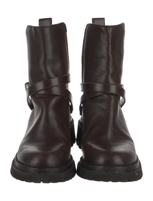 Fratelli Rossetti Leather Moto Boots