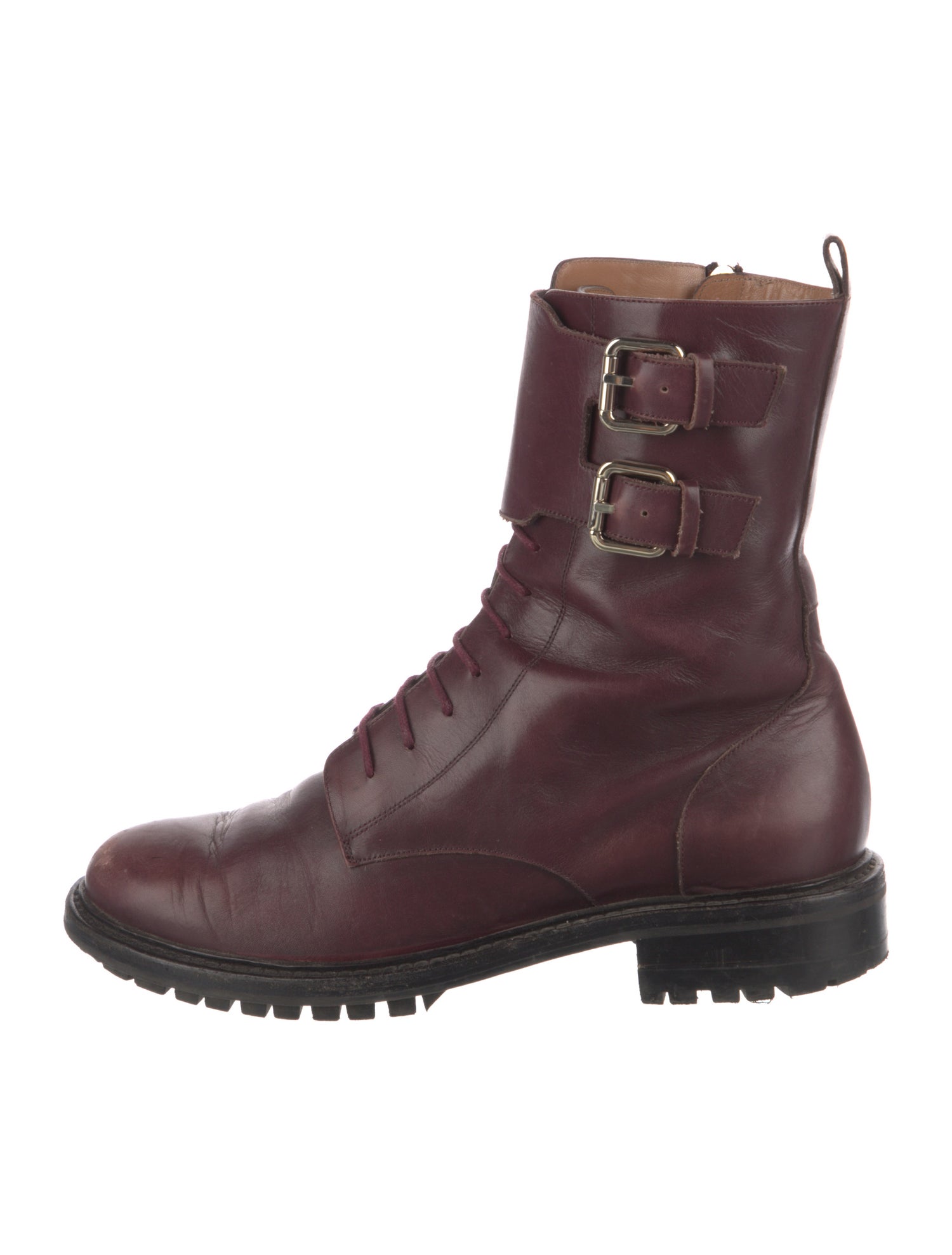 Fratelli Rossetti Leather Combat Boots