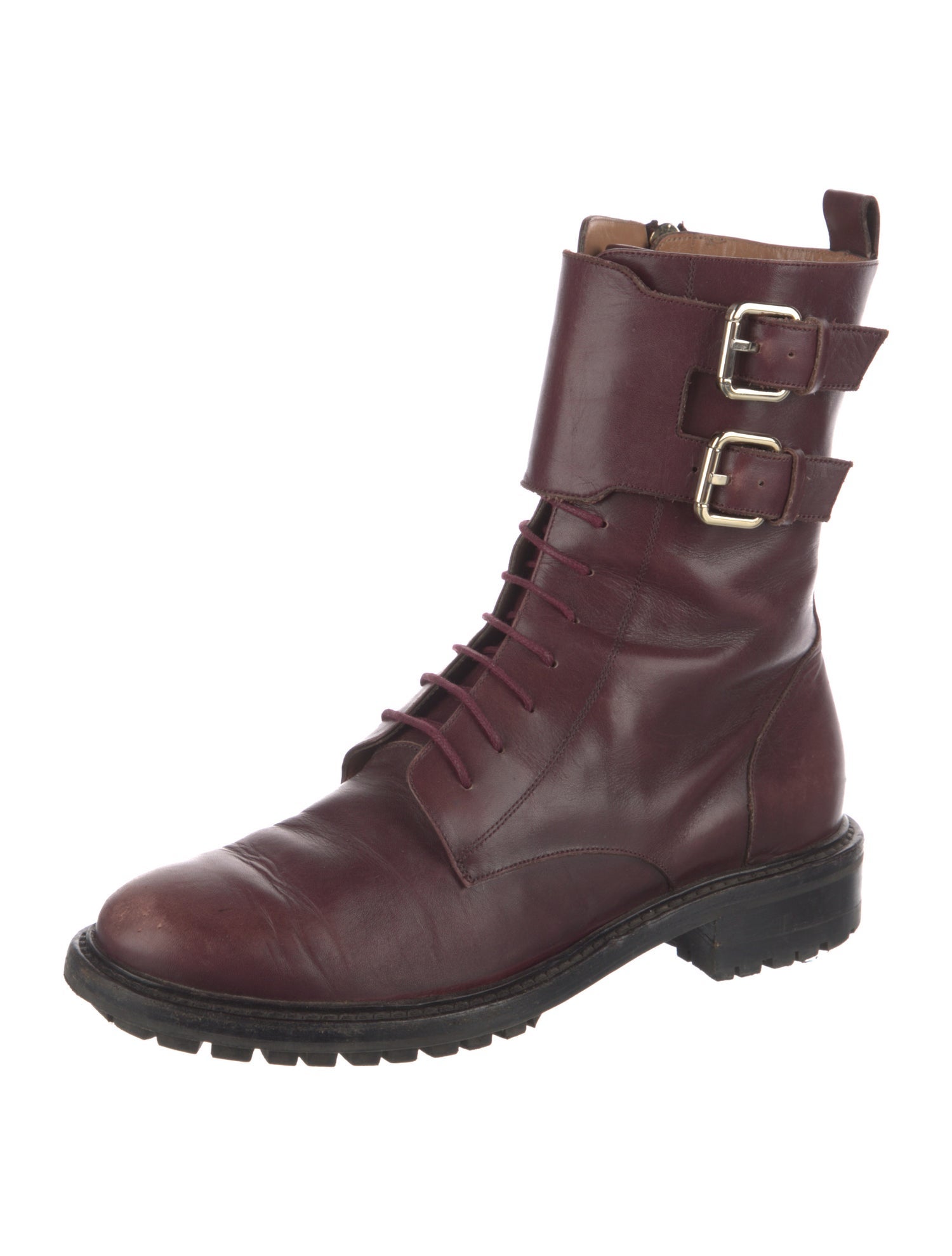 Fratelli Rossetti Leather Combat Boots