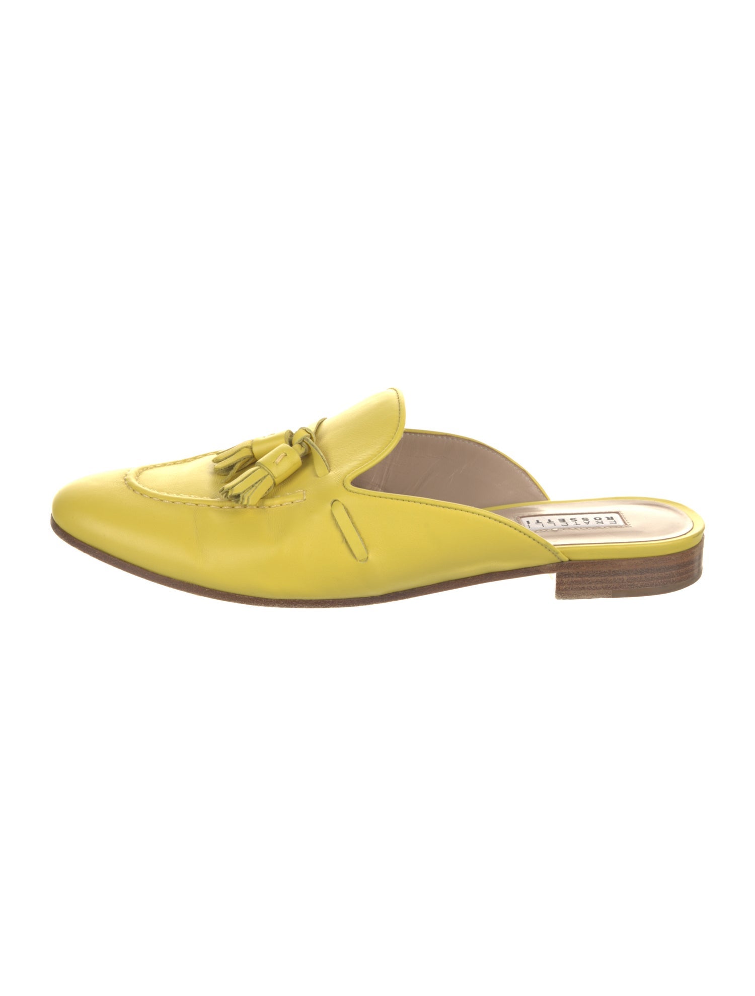 Fratelli Rossetti Leather Tassel Accents Mules