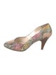 Fratelli Rossetti Snakeskin Animal Print D'Orsay Pumps