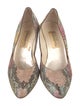 Fratelli Rossetti Snakeskin Animal Print D'Orsay Pumps