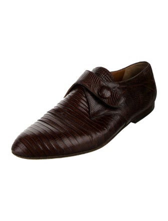 Fratelli Rossetti Embossed Leather Oxfords